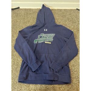 Under Armour Mercyhurst‎ University Lakers Blue Hoodie Sweatshirt Mens Size LG